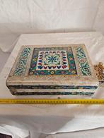 Oude sieradendoos met mozaïek, Ophalen of Verzenden