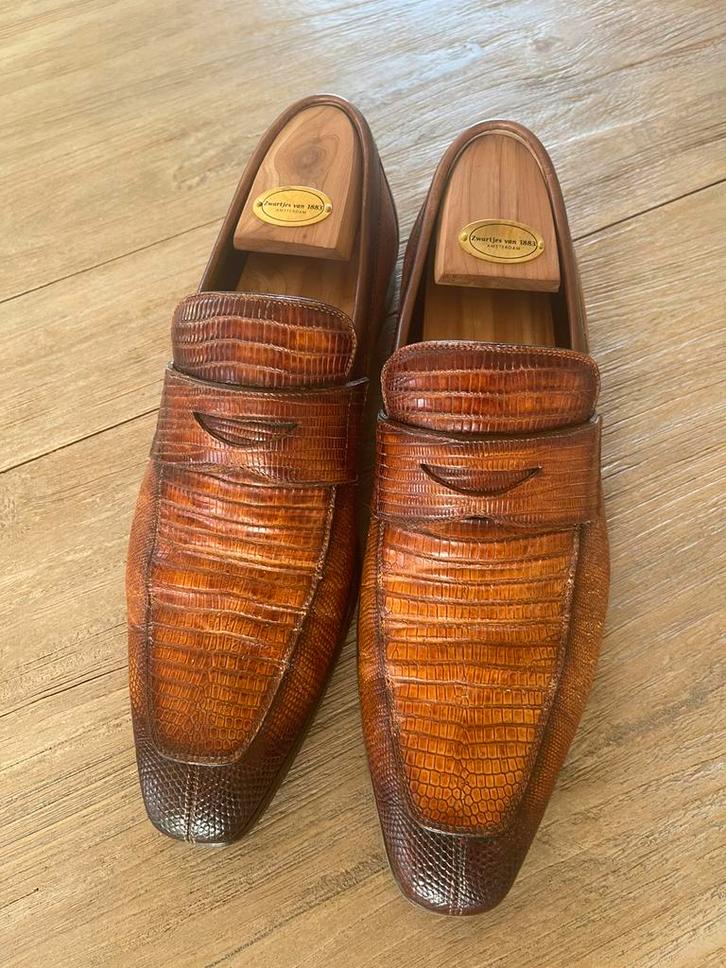 Magnanni Maat 41, Kleding | Heren, Schoenen, Zo goed als nieuw, Gespschoenen, Bruin, Ophalen of Verzenden