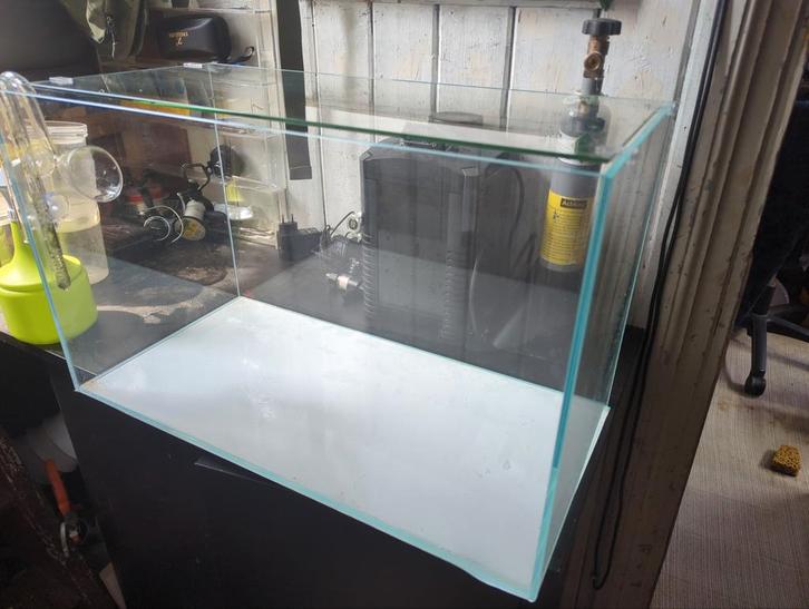 Optic white aquarium met toebehoren, Dieren en Toebehoren, Vissen | Aquaria en Toebehoren, Ophalen