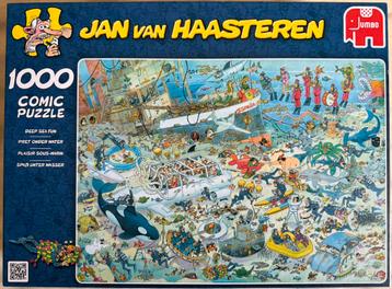 Jan Van Haasteren puzzel 1000 stukjes “Pret Onder Water” beschikbaar voor biedingen