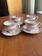 Vintage Schumann Arzberg “Wild Rose” theekopjes met schotels, Ophalen, Kop en/of schotel