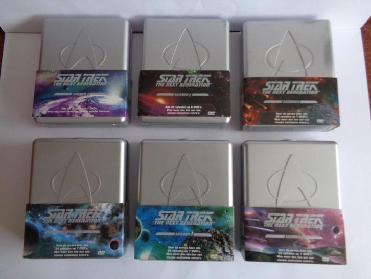 AL Star Trek The Next Generation, 6 Seizoenen DVD's in Boxen, Verzamelen, Film en Tv, Zo goed als nieuw, Film, Overige typen, Ophalen of Verzenden