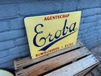Eroba Emaille Reclamebord - Rijwielfabriek Echt, Antiek en Kunst, Antiek | Emaille, Ophalen of Verzenden