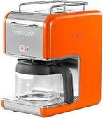 Kenwood Kmix Koffiemachine - Oranje, Afneembaar waterreservoir, Gebruikt, Koffiemachine, Gemalen koffie