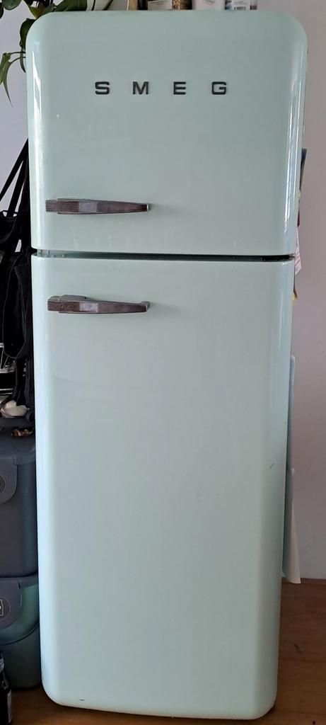 Smeg Koelkast Mintgroen met vriesvak, Huis en Inrichting, Keuken | Keukenbenodigdheden, Gebruikt, Ophalen