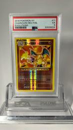 2016 XY Evolutions - Charizard 11/108 Rev holo - PSA 5, Ophalen, Losse kaart, Foil