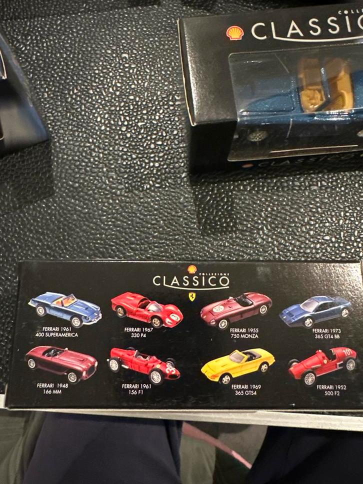 Shell Classico Ferrari Collectie - 8 Modellen, Hobby en Vrije tijd, Modelauto's | 1:18, Nieuw, Auto, Overige merken, Ophalen of Verzenden