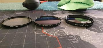 3 x Hoya fotografie 77mm lensfilters beschikbaar voor biedingen