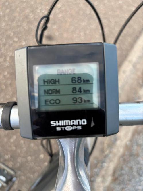 Comfortabele elektrische stadsfiets ,met Shimano middenmotor, Fietsen en Brommers, Elektrische fietsen, Zo goed als nieuw, Overige merken