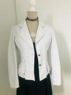 wit dames jasje denim mt 36, Ophalen of Verzenden, Zo goed als nieuw, Maat 36 (S), Wit