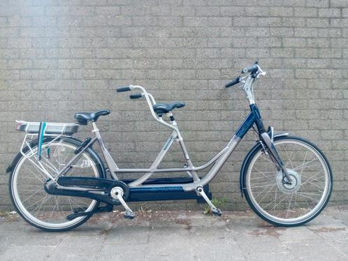 Zo goed als nieuw. Elektrische Sparta Double-E tandem!, Fietsen en Brommers, Fietsen | Tandems, Zo goed als nieuw, Minder dan 10 versnellingen