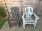 Gratis: 2 lounge stoelen, Tuin en Terras, Tuinstoelen, Ophalen, Gebruikt