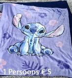 DISNEY STITCH 7    -1 Persoons deken fleece., Ophalen of Verzenden, Overige figuren, Zo goed als nieuw, Kleding of Textiel