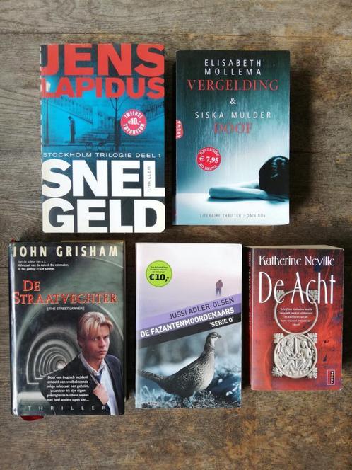 Snel geld- De straatvechter- De fazantenmoordenaars- De Acht, Boeken, Thrillers, Zo goed als nieuw, Nederland, Ophalen of Verzenden