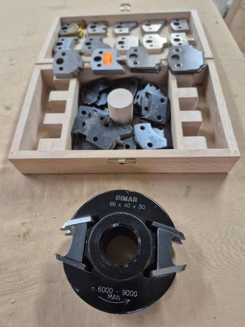 Freeskop FLU 40 mm met 15 profielen, Doe-het-zelf en Verbouw, Gereedschap | Machine-onderdelen en Toebehoren, Zo goed als nieuw