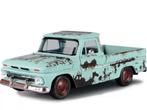 Chevrolet C10 FLEETSIDE PICK UP 1966 - WEATHERED TREASURES, Ophalen of Verzenden, Nieuw, Auto, Motormax
