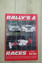 Boek Rally's & Races 85 / 86 Huub Dubbelman en Ric v. Kempen, Ophalen of Verzenden, Zo goed als nieuw, Auto's