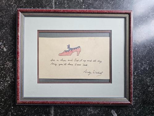 Andy Warhol Aquarel, Antiek en Kunst, Kunst | Schilderijen | Klassiek, Ophalen