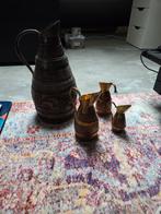 Set van 4 vintage kruiken, diverse maten, Ophalen of Verzenden