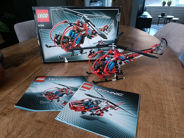 LEGO Technic 8068 Reddingshelikopter, Kinderen en Baby's, Speelgoed | Duplo en Lego, Zo goed als nieuw, Lego, Complete set, Ophalen of Verzenden