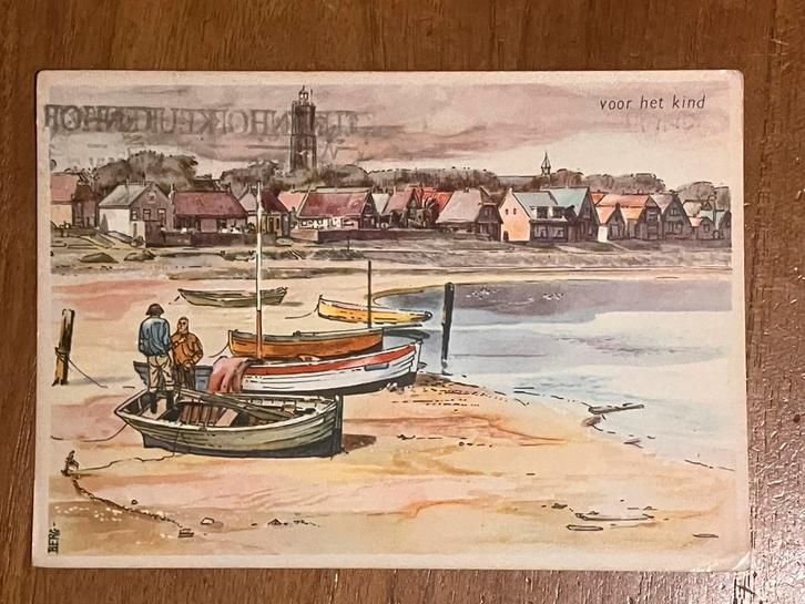 Terschelling - Voor het Kind 1962, Verzamelen, Ansichtkaarten | Nederland, Gelopen, Waddeneilanden, 1960 tot 1980, Ophalen of Verzenden