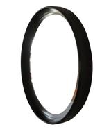 Geweldige vintage ebonised Uno & Osten design spiegel rond, Huis en Inrichting, Woonaccessoires | Spiegels, Minder dan 50 cm, Gebruikt