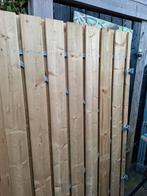Schuttingdeur nieuw 130x190 rvs cilinderslot Ophangsysteem, Ophalen, 100 tot 150 cm, Nieuw, Draaipoort