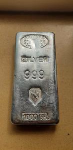 Zilveren schöne kilo baar 999, Postzegels en Munten, Edelmetalen en Baren, Ophalen of Verzenden, Zilver