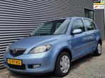Mazda 2 1.4 Touring 09-2005 Blauw Metallic *AIRCO* 61dkm NAP, Voorwielaandrijving, 1025 kg, Gebruikt, 4 cilinders