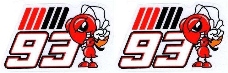 Marc Márquez 93 sticker set #27, Motoren, Accessoires | Stickers, Verzenden