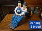 Leuke flessenhouder Laurel en Hardy, Verzamelen, Beelden en Beeldjes, Ophalen of Verzenden, Zo goed als nieuw