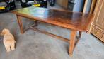 Vroeg antieke Franse kastanjehouten boeren tafel 210 cm, Ophalen
