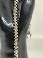 14k witgouden tennisarmband 4,0 ct  diamanten taxatie €9900, Wit, Nieuw, Ophalen of Verzenden, Met edelsteen