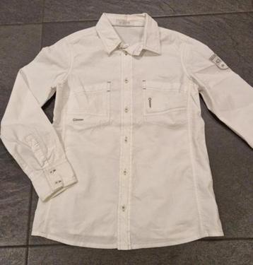 ZGAN wit overhemd - bloesje lange mouw, merk Gymp, 146