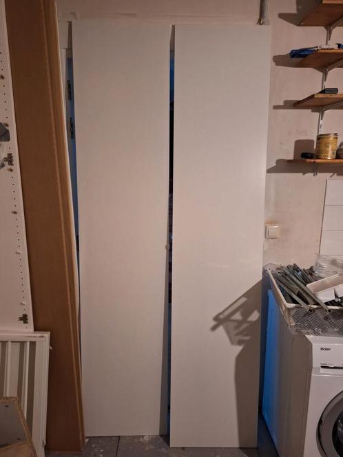 Twee IKEA Pax deuren Forsand wit 50x236, nieuwstaat, Huis en Inrichting, Kasten | Overige, Zo goed als nieuw, Ophalen