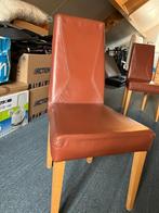 Eetkamerstoelen leer, Ophalen, Strak, Gebruikt, Leer