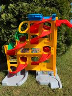 Fisher Price littlen- people autobaan!, Kinderen en Baby's, Speelgoed | Racebanen, Ophalen, Zo goed als nieuw, Handmatig, Overige merken