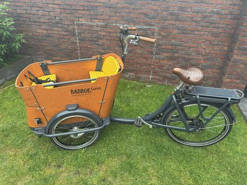 Babboe Curve-E, Fietsen en Brommers, Fietsen | Bakfietsen, Zo goed als nieuw, Overige merken, 4 kinderen of meer, Elektrisch, Ophalen