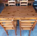 Tafel en 4 stoeltjes, Ophalen, Gebruikt