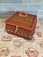 Vintage rieten naaimandje (170226), Ophalen of Verzenden, Gebruikt, Overige typen