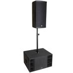 2x nieuw SynQ ST-210 dubbel 10 inch actieve top speakers, Overige merken, Synq, Nieuw, 120 watt of meer