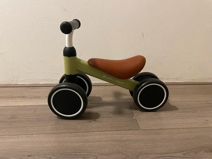 Bandits and Angels Loopfiets - Groen - Zo goed als nieuw, Kinderen en Baby's, Speelgoed | Buiten | Voertuigen en Loopfietsen, Zo goed als nieuw