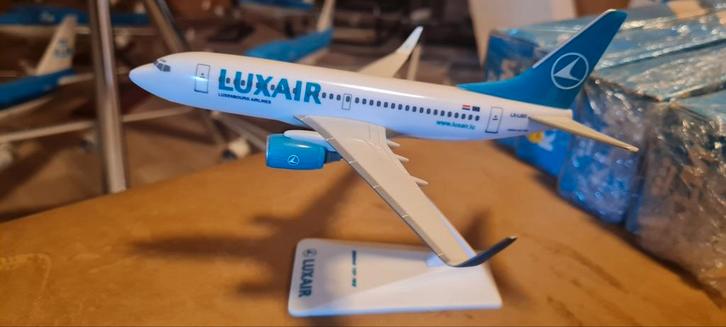 Luxair Boeing 737 Schaalmodel 1:200, Verzamelen, Luchtvaart en Vliegtuigspotten, Zo goed als nieuw, Schaalmodel, Ophalen of Verzenden