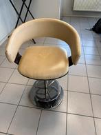 Allermuir barkruk, Ophalen, Leer, 60 tot 90 cm, Met voetsteun