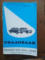 Vraagbaak Peugeot 204 en 304, Ophalen of Verzenden