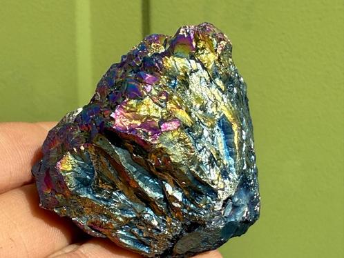 Titanium aura kwarts mineralen, Verzamelen, Mineralen en Fossielen, Mineraal, Ophalen of Verzenden