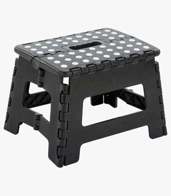 Opvouwbaar opstapje / krukje voor thuis of op camping, Huis en Inrichting, Krukjes, Zo goed als nieuw, Kunststof, Ophalen of Verzenden