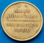 Penning Maas automaten (messing met embleem), Verzenden, Overige materialen, Nederland