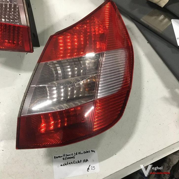 Renault scenic 1.6 16v 5drs 2004 Wagennr 2500006   Achterlic, Auto-onderdelen, Verlichting, Gebruikt, Ophalen of Verzenden