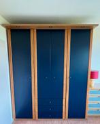 Ikea Askedal kledingkast met d.blauwe deuren, 150 tot 200 cm, Gebruikt, 50 tot 75 cm, 200 cm of meer